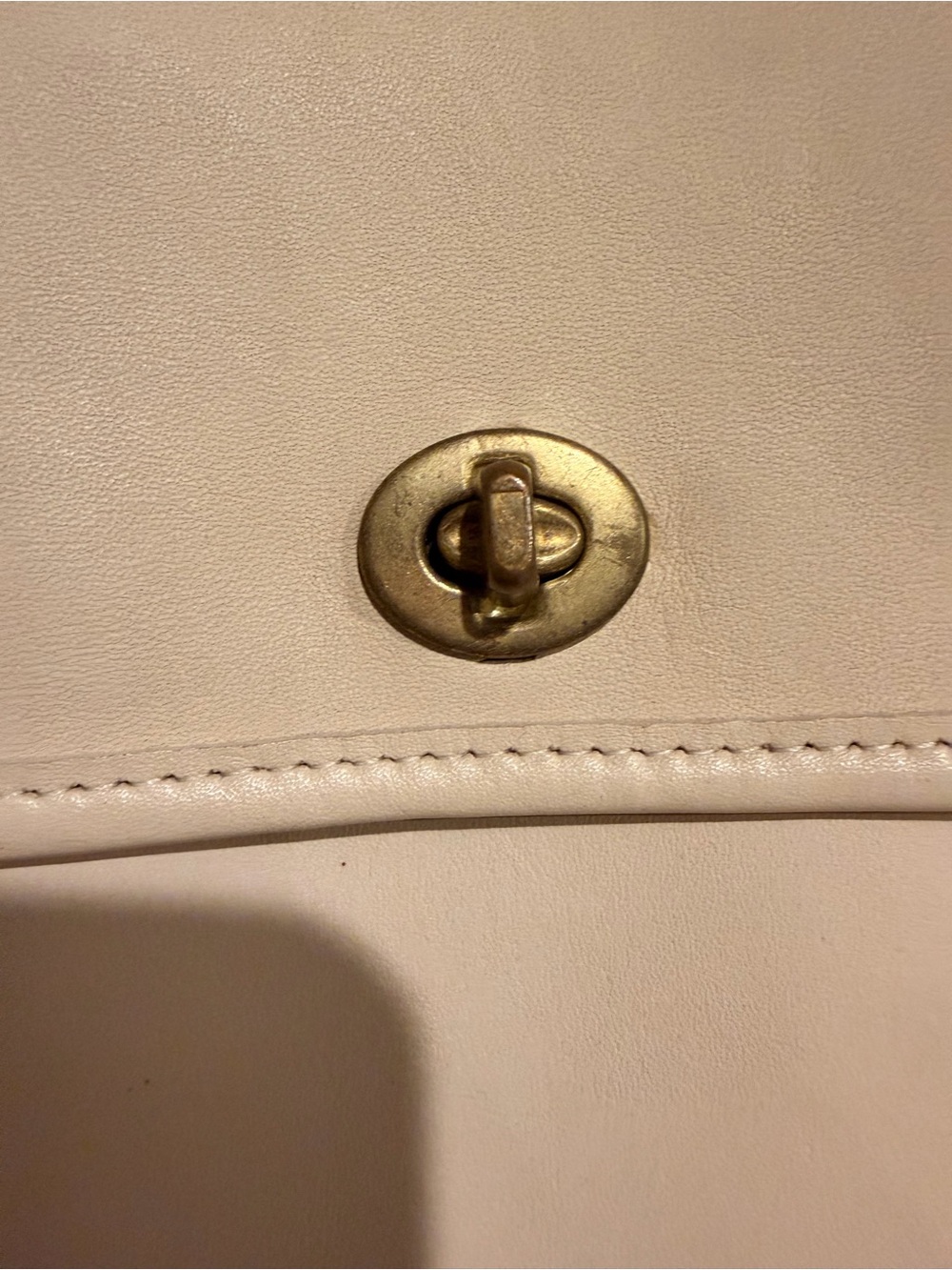 Vintage Coach Scooter Crossbody Bag Cream - Picture 2 of 12